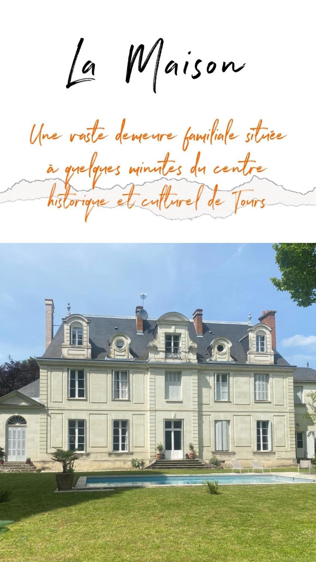 Bed and Breakfast La Grande Carrée Saint-Cyr-sur-Loire Exterior foto